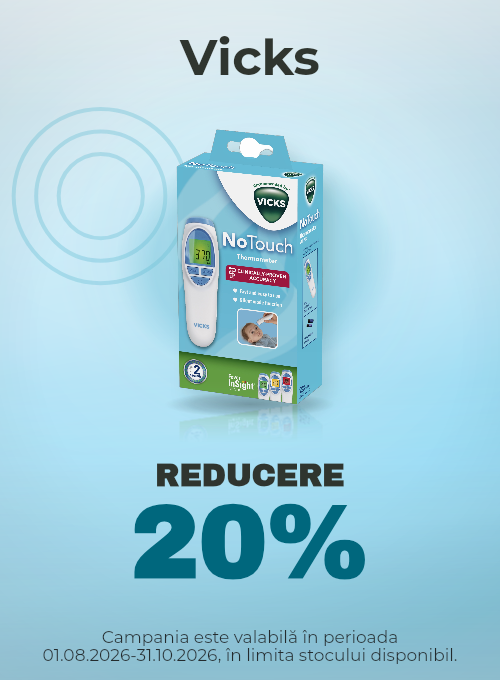 Promotie cu 20% reducere la Vicks