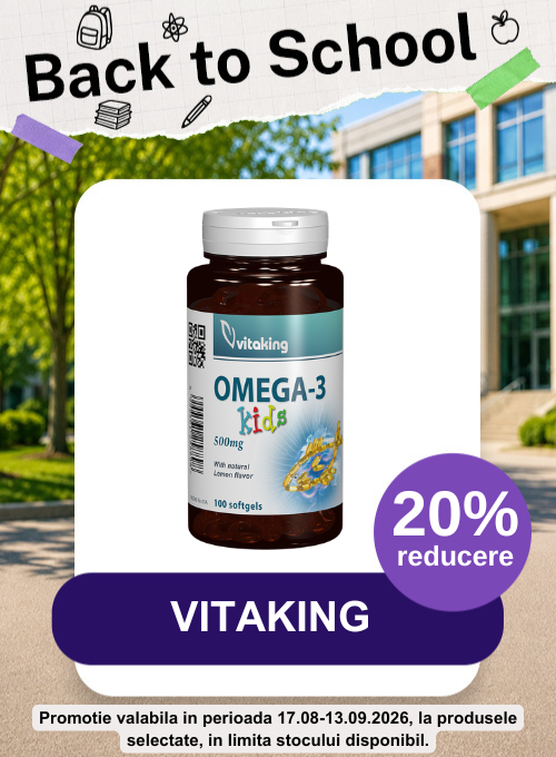 Promotie cu 20% reducere la Vitaking - Back to School
