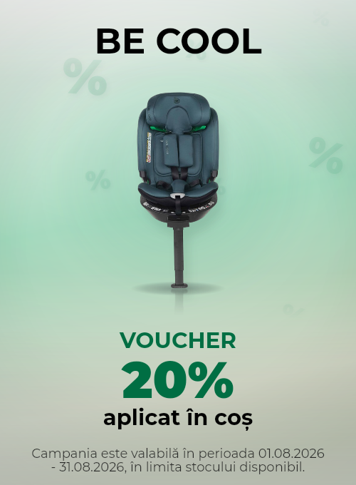 Promotie cu 20% voucher aplicat in cos la Be Cool