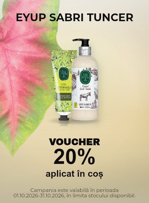 Promotie cu 20% voucher aplicat in cos la Eyup Sabri Tuncer