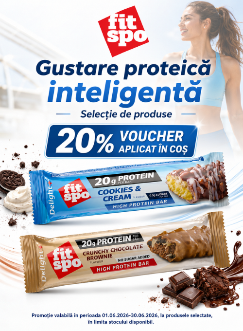 Promotie cu 20% voucher aplicat in cos la Fitspo
