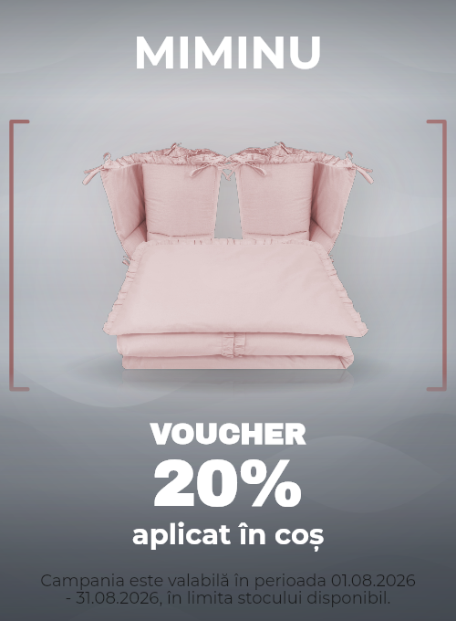 Promotie cu 20% voucher aplicat in cos la Miminu