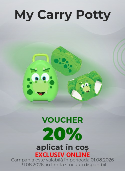 Promotie cu 20% voucher aplicat in cos la My Carry Potty