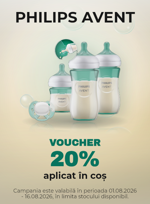 Promotie cu 20% voucher aplicat in cos la Philips Avent