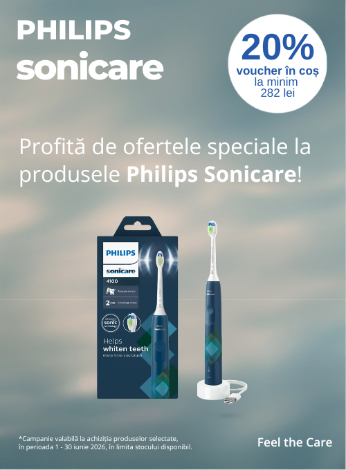 Promotie cu 20% voucher aplicat in cos la Philips Sonicare