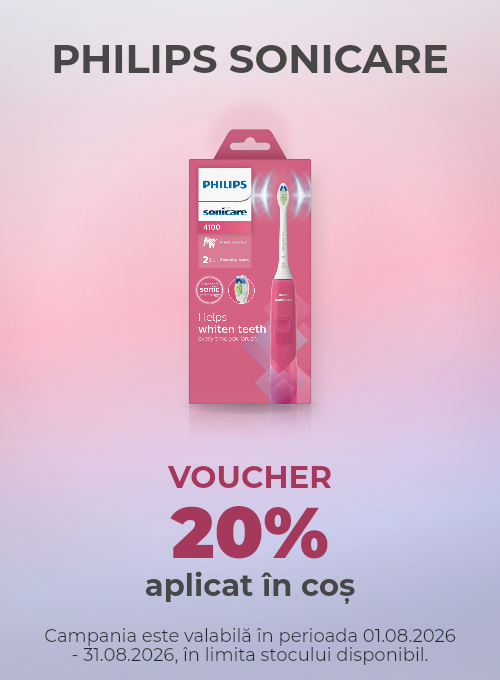 Promotie cu 20% voucher aplicat in cos la Philips Sonicare
