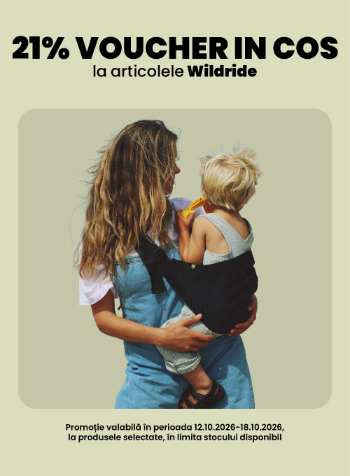 Promotie cu 21% voucher aplicat in cos la Wildride