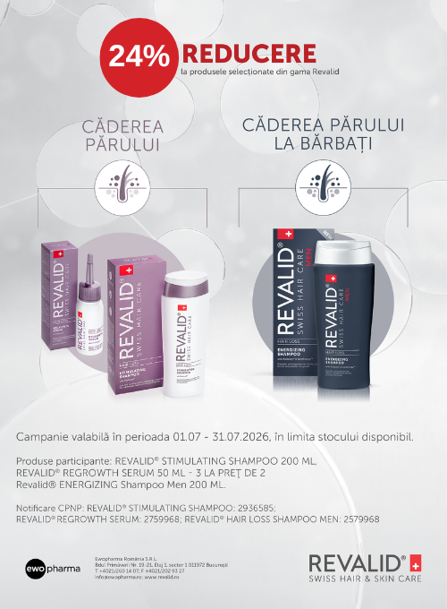 Promotie cu 24% reducere la Revalid
