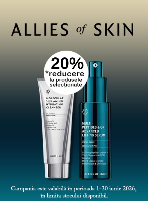 Promotie cu 25% reducere la Allies Of Skin