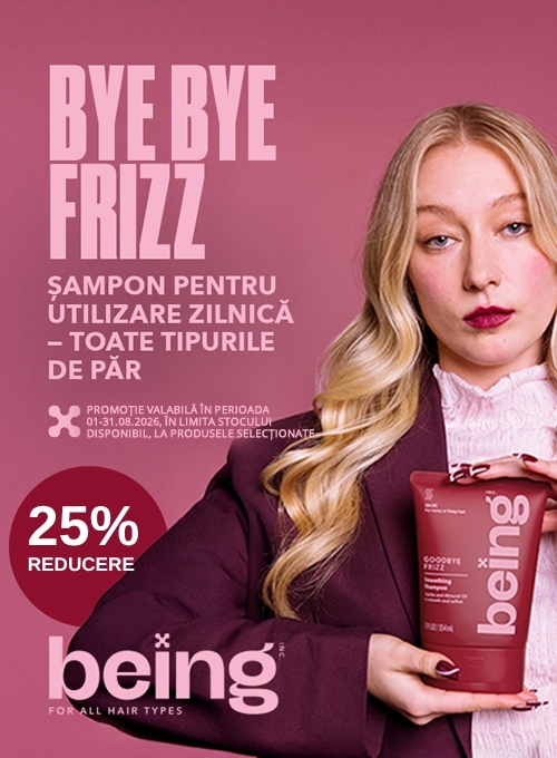 Promotie cu 25% reducere la Being