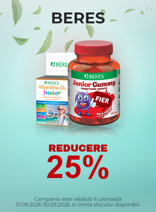 Promotie cu 25% reducere la Beres