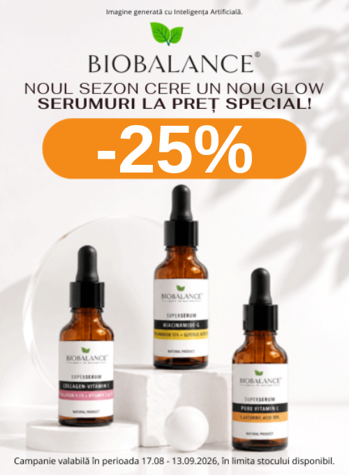 Promotie cu 25% reducere la Bio Balance - Back to School