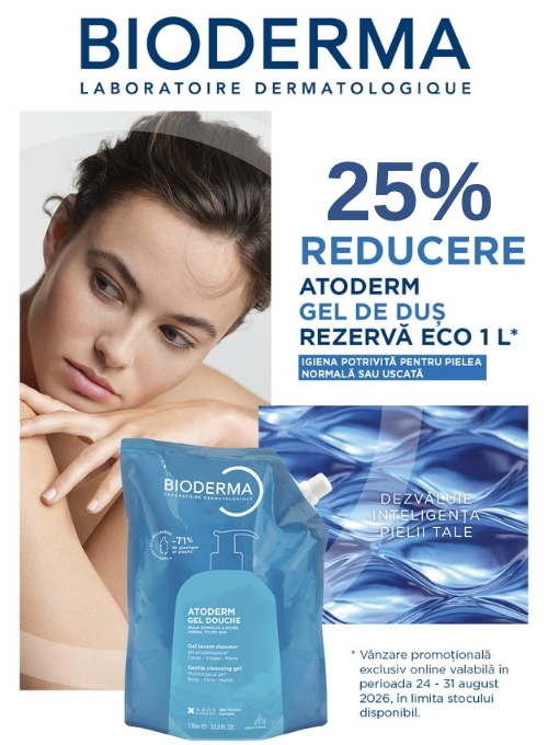 Promotie cu 25% reducere la Bioderma