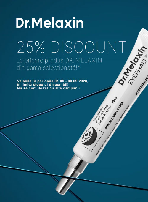 Promotie cu 25% reducere la Dr. Melaxin