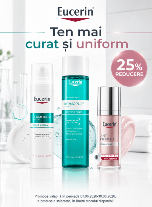 Promotie cu 25% reducere la Eucerin
