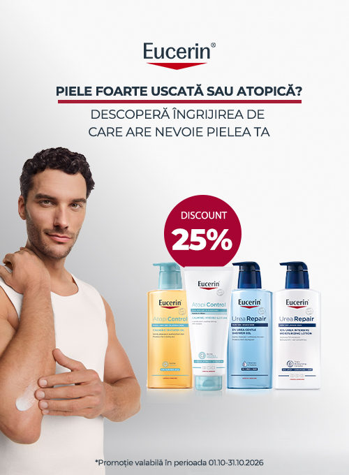 Promotie cu 25% reducere la Eucerin