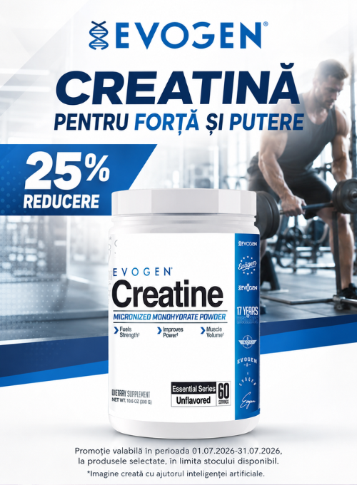 Promotie cu 25% reducere la Evogen