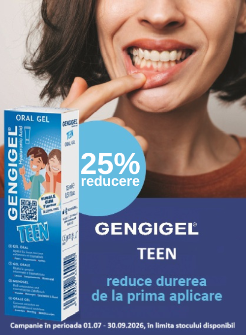 Promotie cu 25% reducere la Gengigel