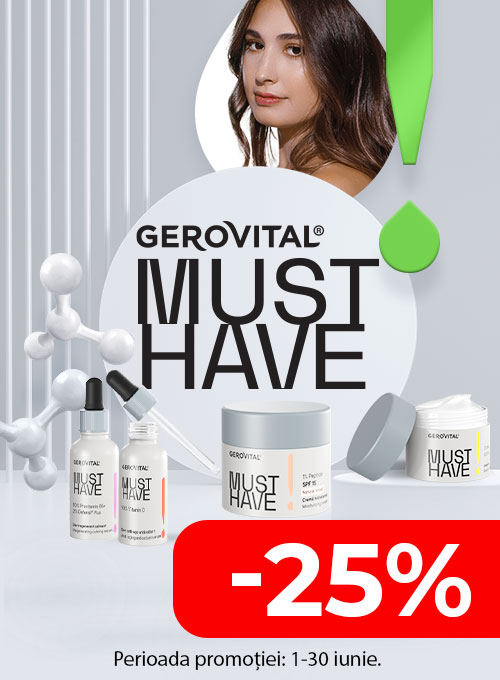 Promotie cu 25% reducere la Gerovital Must Have