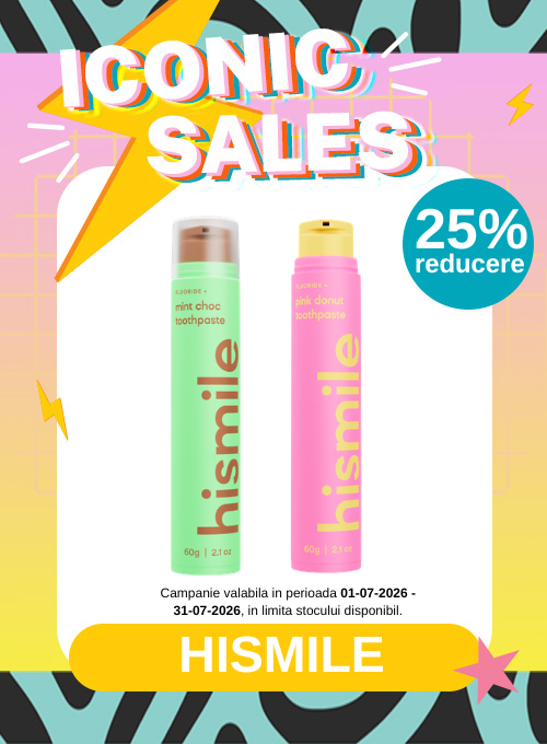 Promotie cu 25% reducere la Hismile - Iconic Sales