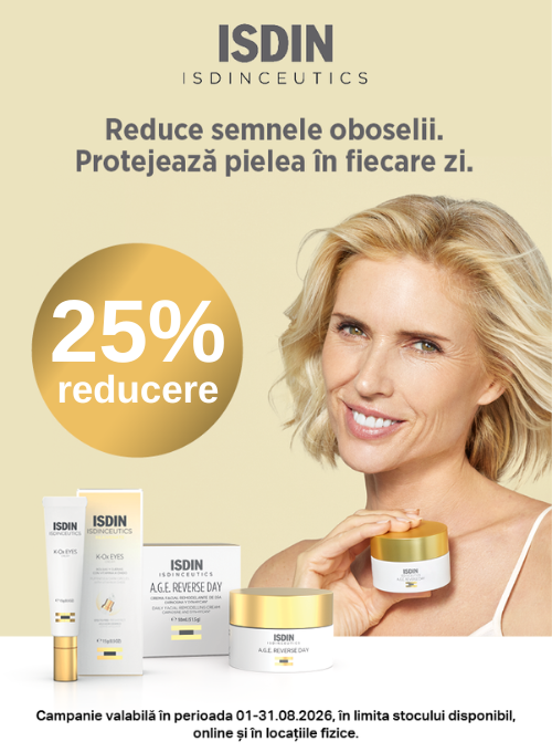 Promotie cu 25% reducere la Isdin
