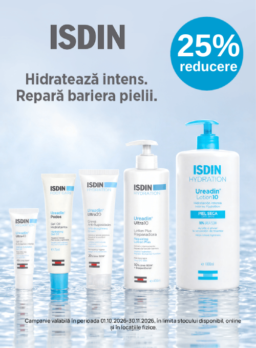 Promotie cu 25% reducere la Isdin