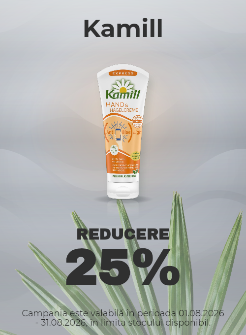 Promotie cu 25% reducere la Kamill