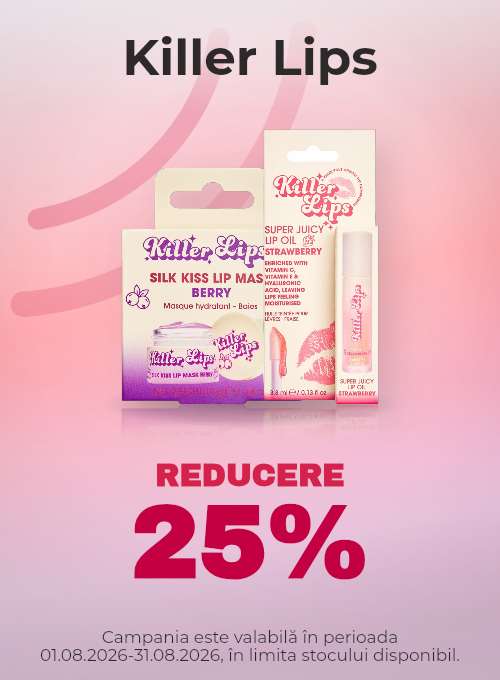 Promotie cu 25% reducere la Killer Lips