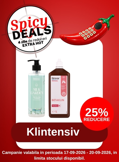 Promotie cu 25% reducere la Klintensiv