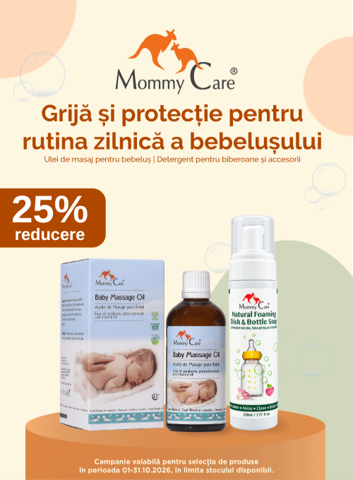 Promotie cu 25% reducere la Mommy Care