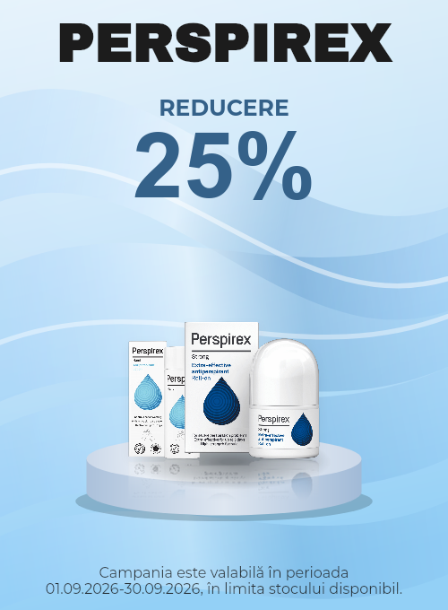 Promotie cu 25% reducere la Perspirex