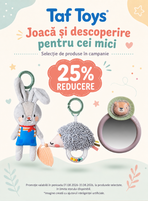Promotie cu 25% reducere la Taf Toys