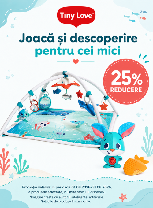 Promotie cu 25% reducere la Tiny Love