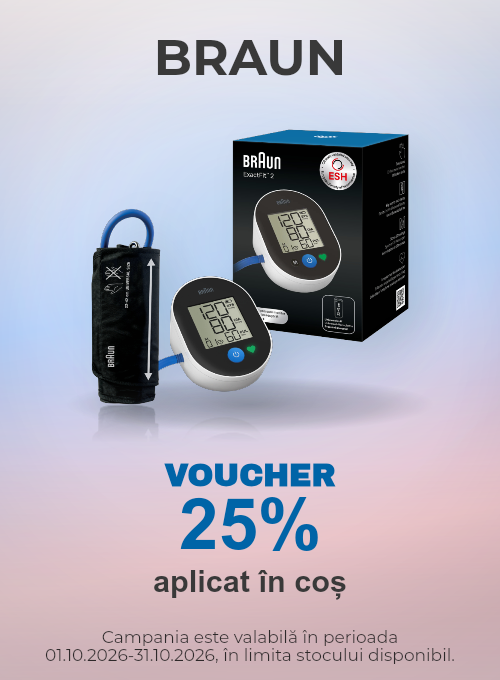 Promotie cu 25% voucher aplicat in cos la Braun