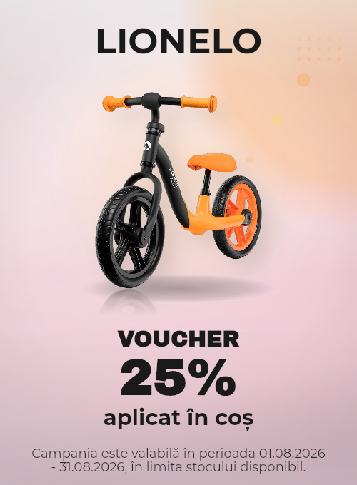 Promotie cu 25% voucher aplicat in cos la Lionelo