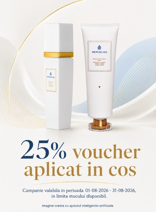 Promotie cu 25% voucher aplicat in cos la Monxuan