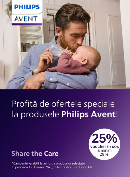 Promotie cu 25% voucher in cos la Philips Avent