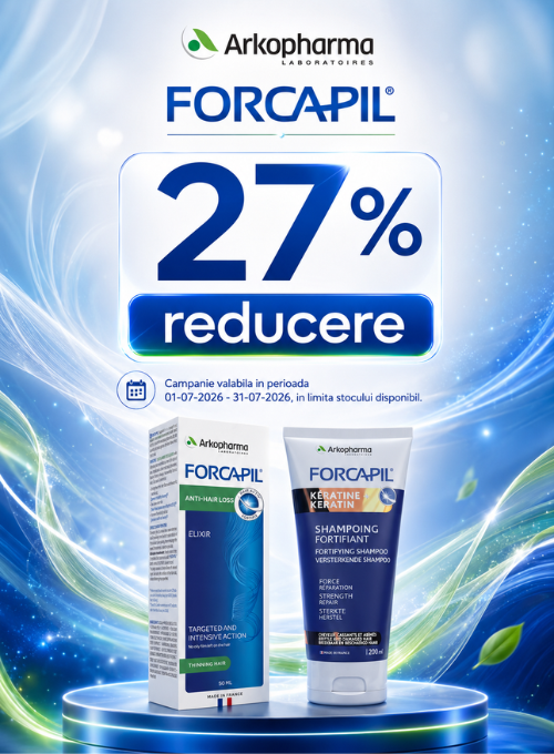 Promotie cu 27% reducere la Forcapil