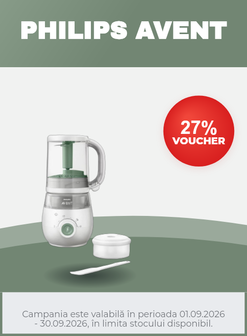 Promotie cu 27% voucher aplicat in cos la Philips Avent