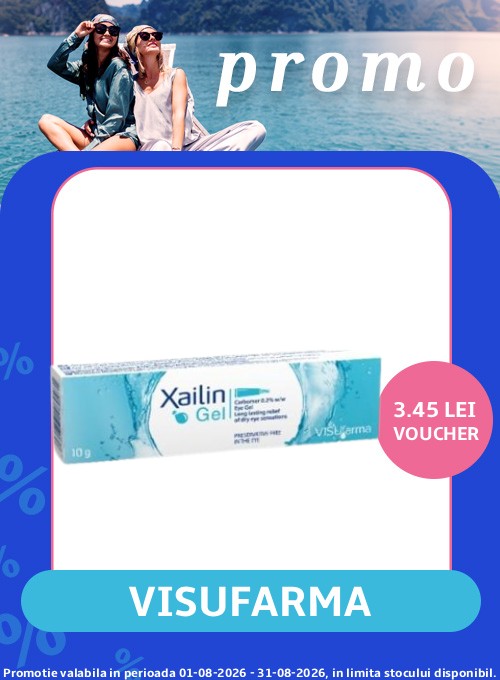 Promotie cu 3.45 lei voucher aplicat in cos la Visupharma