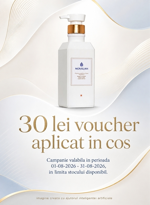 Promotie cu 30 lei voucher aplicat in cos la Monxuan