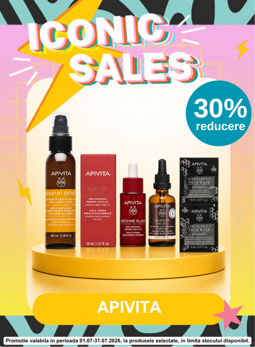Promotie cu 30% reducere la Apivita - Iconic Sales