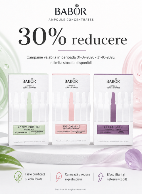 Promotie cu 30% reducere la Babor