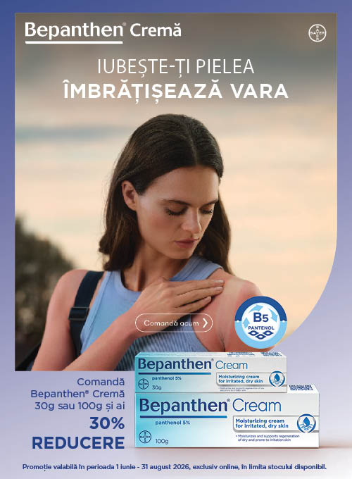 Promotie cu 30% reducere la Bepanthen Crema Bayer