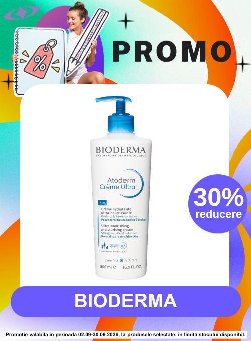 Promotie cu 30% reducere la Bioderma Atoderm Crema