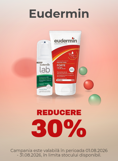 Promotie cu 30% reducere la Eudermin