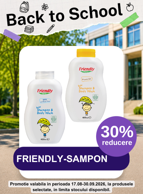 Promotie cu 30% reducere la Friendly - Sampon - Back to School