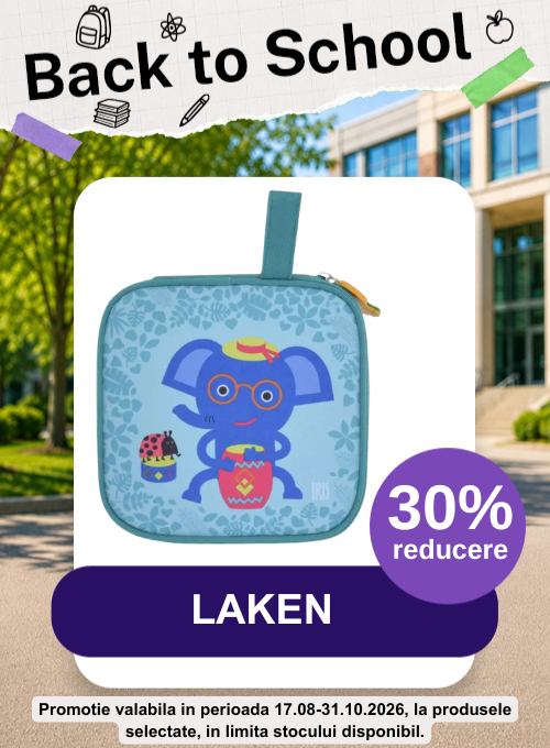 Promotie cu 30% reducere la Laken - Back To School