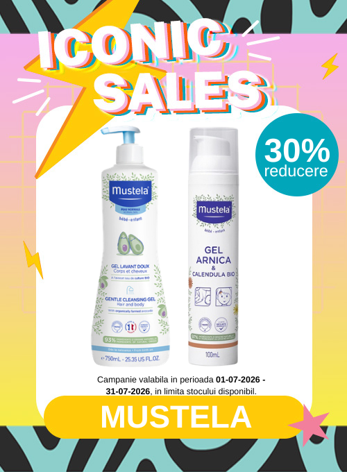 Promotie cu 30% reducere la Mustela - Iconic Sales
