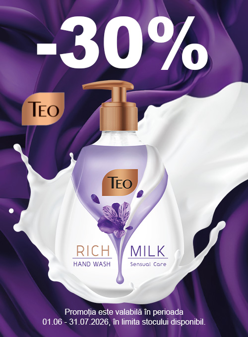 Promotie cu 30% reducere la Teo